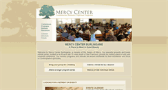 Desktop Screenshot of mercy-center.org